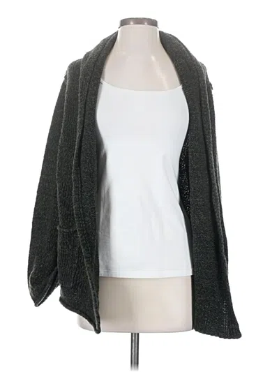 Pre-owned By Anthropologie Cardigan Sweater In Green