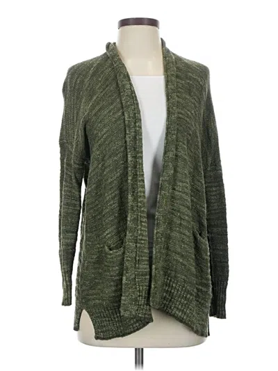 Pre-owned By Anthropologie Cardigan Sweater In Green