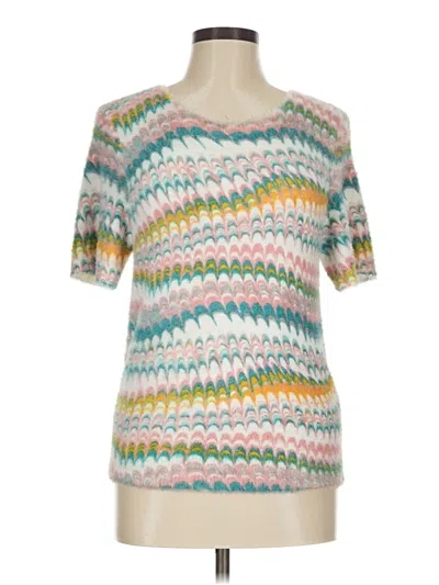 Pre-owned By Anthropologie Cardigan Sweater In Ivory