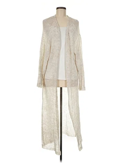 Pre-owned By Anthropologie Cardigan Sweater In Ivory