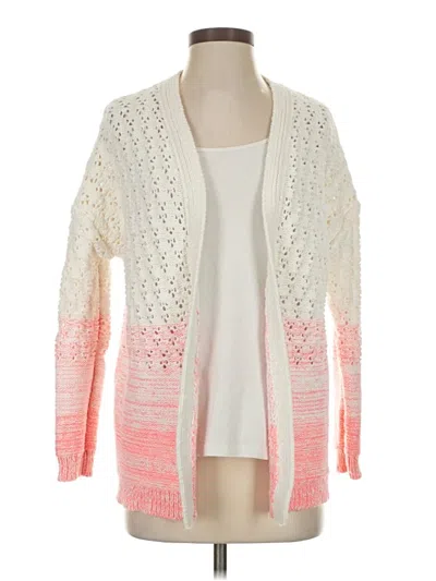 Pre-owned By Anthropologie Cardigan Sweater In Pink