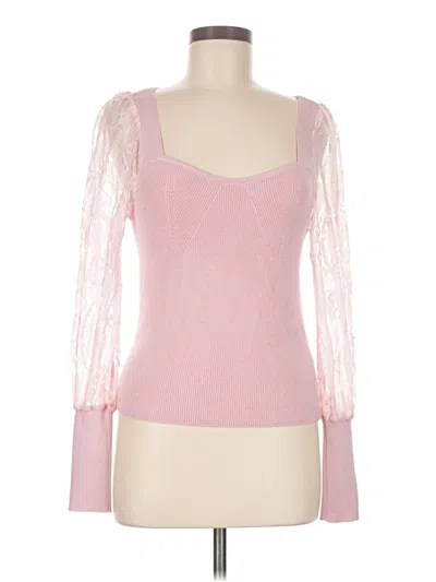 Pre-owned By Anthropologie Cardigan Sweater In Pink