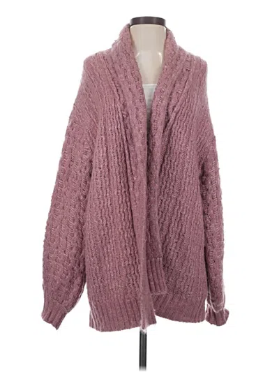 Pre-owned By Anthropologie Cardigan Sweater In Pink