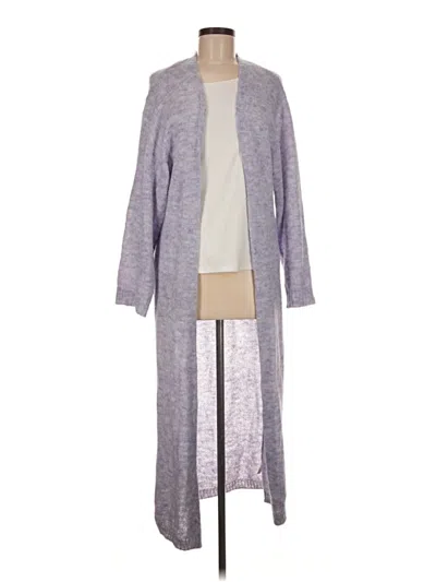 Pre-owned By Anthropologie Cardigan Sweater In Purple