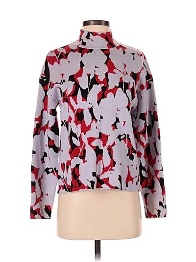 Pre-owned By Anthropologie Cardigan Sweater In Red