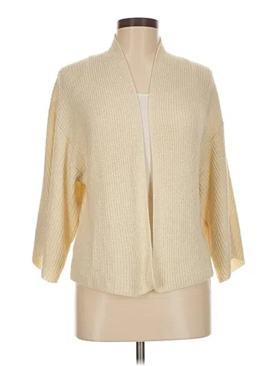Pre-owned By Anthropologie Cardigan Sweater In Tan