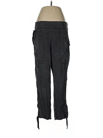 Pre-owned By Anthropologie Cargo Pants In Black