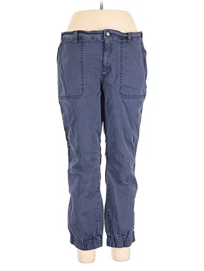 Pre-owned By Anthropologie Cargo Pants In Blue