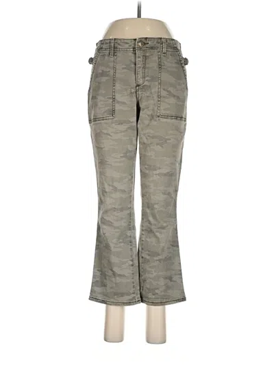 Pre-owned By Anthropologie Cargo Pants In Gray