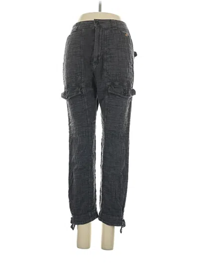 Pre-owned By Anthropologie Cargo Pants In Gray