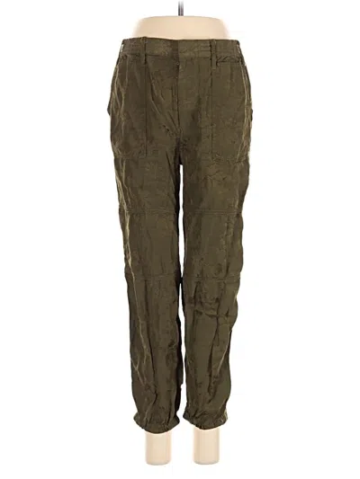 Pre-owned By Anthropologie Cargo Pants In Green