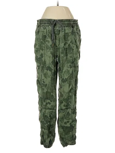 Pre-owned By Anthropologie Cargo Pants In Green