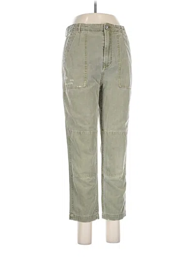 Pre-owned By Anthropologie Cargo Pants In Green