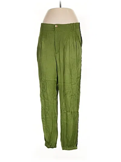 Pre-owned By Anthropologie Cargo Pants In Green
