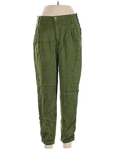 Pre-owned By Anthropologie Cargo Pants In Green