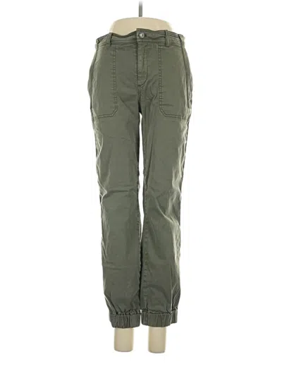 Pre-owned By Anthropologie Cargo Pants In Green