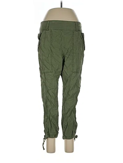Pre-owned By Anthropologie Cargo Pants In Green