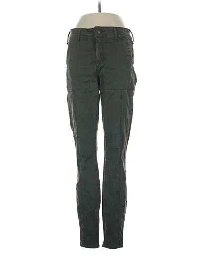 Pre-owned By Anthropologie Cargo Pants In Green
