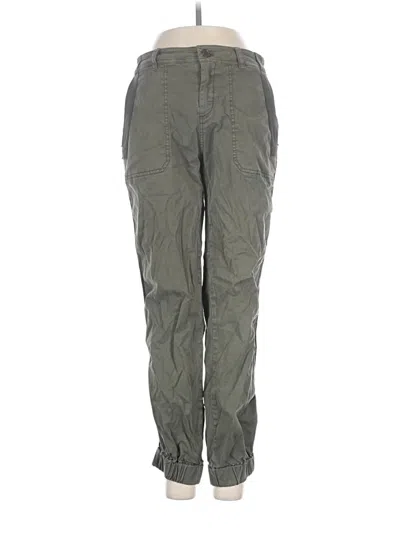 Pre-owned By Anthropologie Cargo Pants In Green
