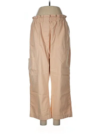 Pre-owned By Anthropologie Cargo Pants In Tan