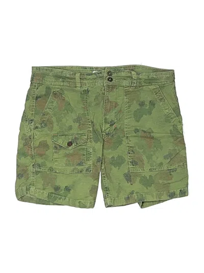 Pre-owned By Anthropologie Cargo Shorts In Green