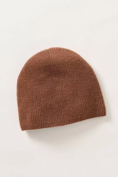 By Anthropologie Cashmere Beanie In Brown