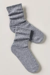 By Anthropologie Cashmere Crew Socks In Gray