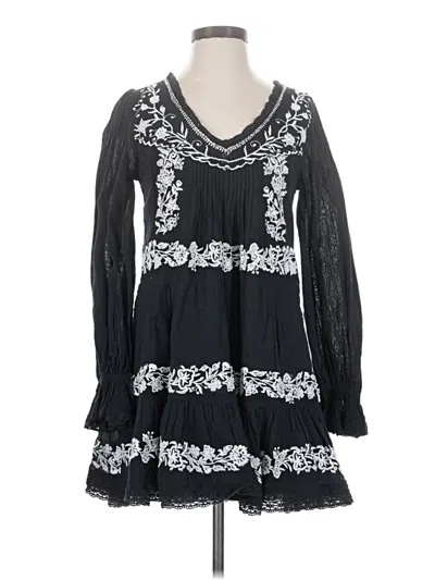 Pre-owned By Anthropologie Casual Dress In Black
