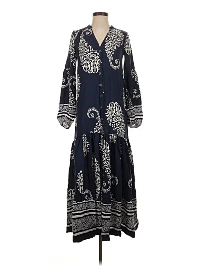 Pre-owned By Anthropologie Casual Dress In Blue