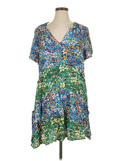 Pre-owned By Anthropologie Casual Dress In Blue