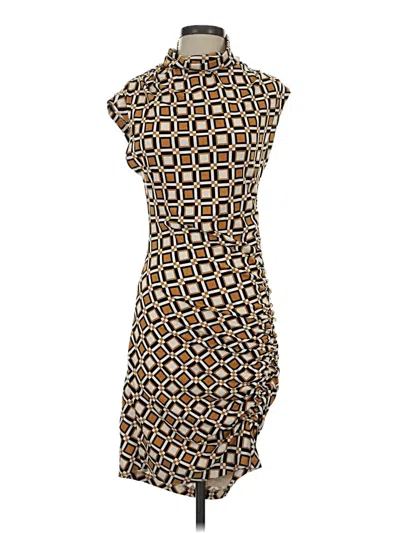 Pre-owned By Anthropologie Casual Dress In Brown