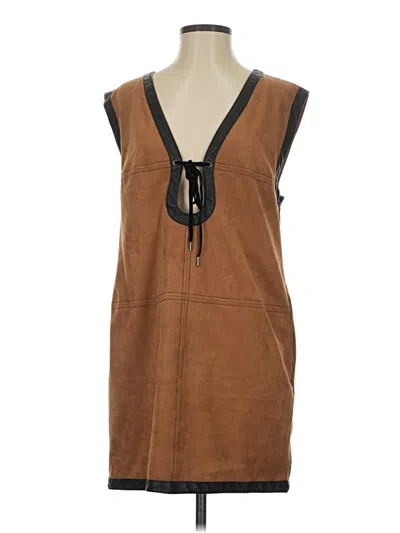 Pre-owned By Anthropologie Casual Dress In Brown
