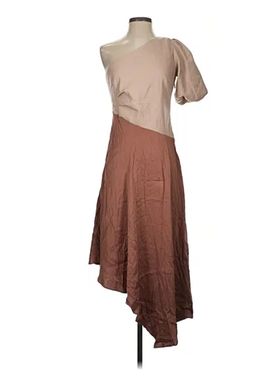 Pre-owned By Anthropologie Casual Dress In Brown