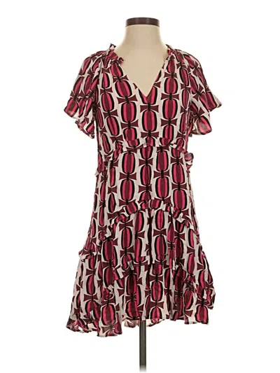 Pre-owned By Anthropologie Casual Dress In Burgundy