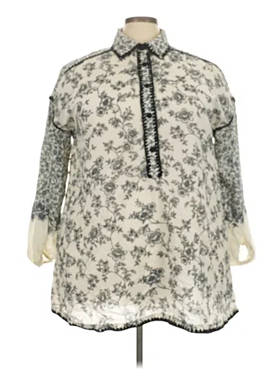Pre-owned By Anthropologie Casual Dress In Gray