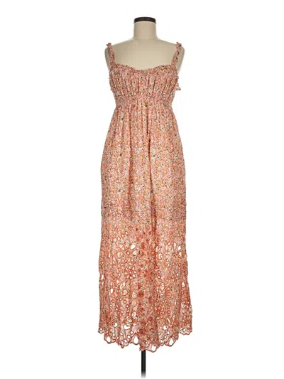 Pre-owned By Anthropologie Casual Dress In Orange