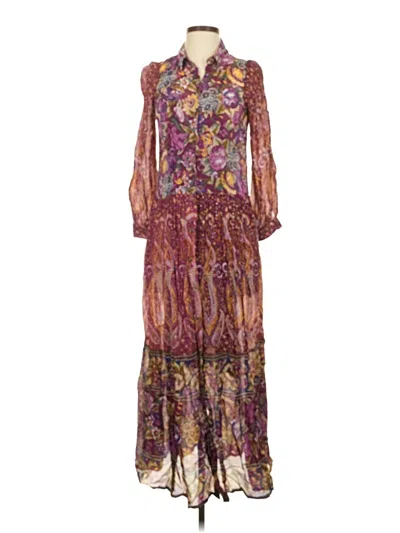 Pre-owned By Anthropologie Casual Dress In Purple