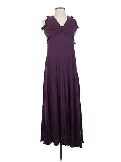 Pre-owned By Anthropologie Casual Dress In Purple