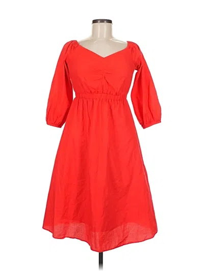 Pre-owned By Anthropologie Casual Dress In Red
