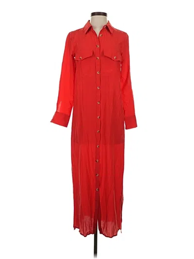 Pre-owned By Anthropologie Casual Dress In Red