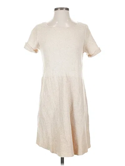 Pre-owned By Anthropologie Casual Dress In White