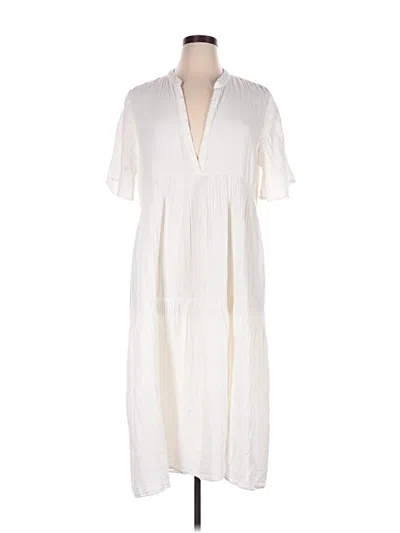Pre-owned By Anthropologie Casual Dress In White