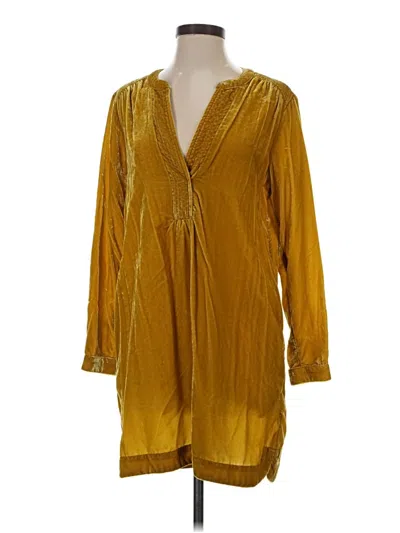 Pre-owned By Anthropologie Casual Dress In Yellow
