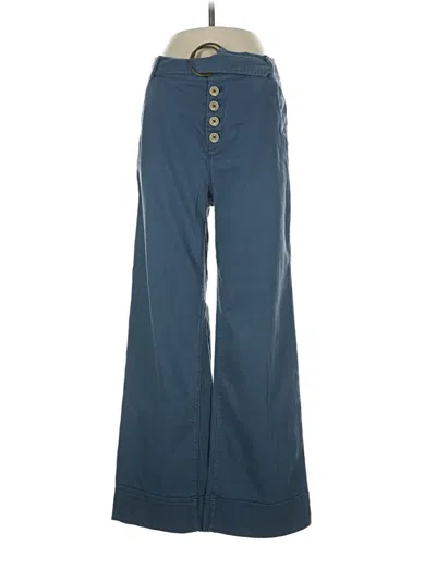 Pre-owned By Anthropologie Casual Pants In Blue