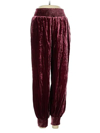 Pre-owned By Anthropologie Casual Pants In Burgundy