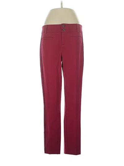 Pre-owned By Anthropologie Casual Pants In Burgundy
