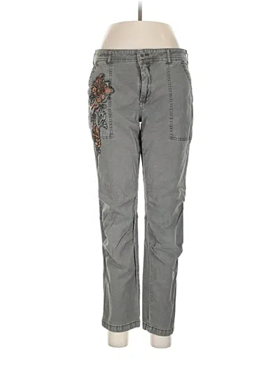 Pre-owned By Anthropologie Casual Pants In Gray