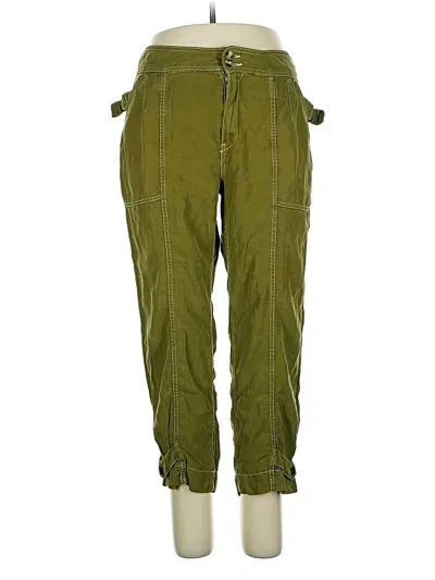 Pre-owned By Anthropologie Casual Pants In Green