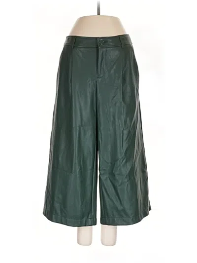 Pre-owned By Anthropologie Casual Pants In Green