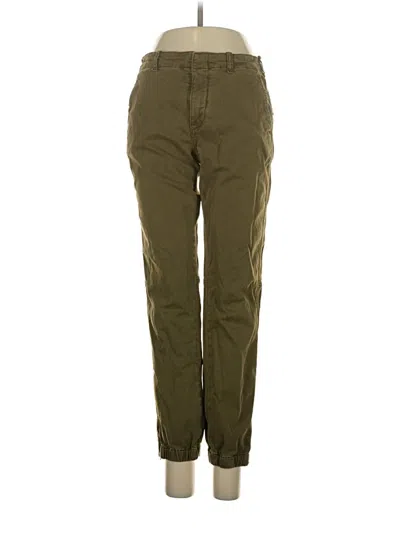 Pre-owned By Anthropologie Casual Pants In Green